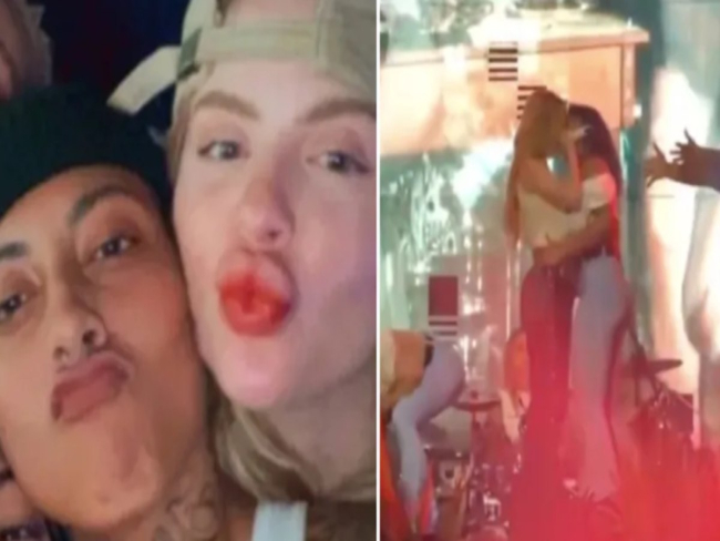 Luísa Sonza volta a beijar dançarina em show; veja vídeo